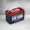 Dakota Lithium 24V 50AH Deep Cycle LifeP04 Battery #DL24V50AH -Premium Auto Parts 24V 50Ah quarter on cement 1024x1024 1