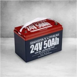 Dakota Lithium 24V 50AH Deep Cycle LifeP04 Battery #DL24V50AH