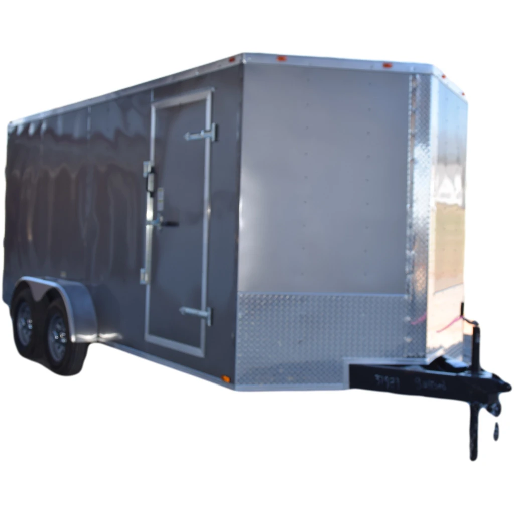 CY220 Cynergy 7x16 Enclosed Trailer TA Pewter 3 CY220 Cynergy 7x16 Enclosed Trailer TA Pewter