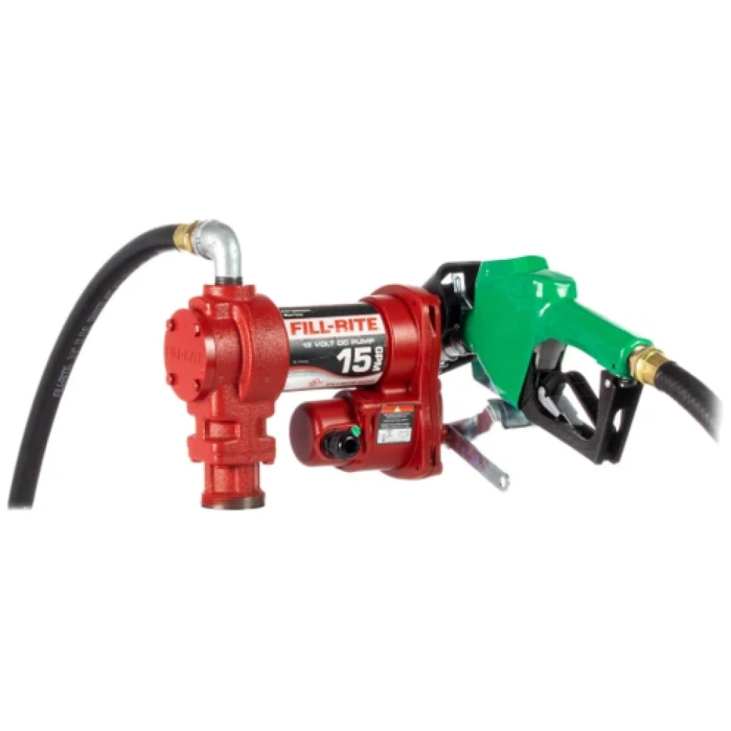 Fill-Rite 12V DC 15 GPM Fuel Transfer Pump W/ Nozzle #FR1210HA1 3 Fill-Rite 12V DC 15 GPM Fuel Transfer Pump W/ Nozzle #FR1210HA1