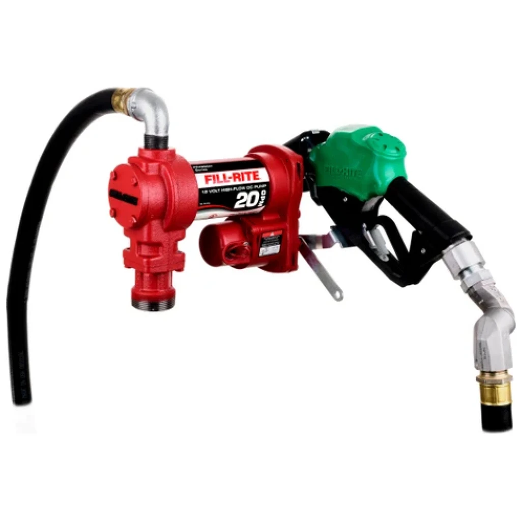 Fill-Rite 12V DC 20 GPM Fuel Transfer Pump W/ Nozzle & Swivel #FR4220HDSQ 3 Fill-Rite 12V DC 20 GPM Fuel Transfer Pump W/ Nozzle & Swivel #FR4220HDSQ