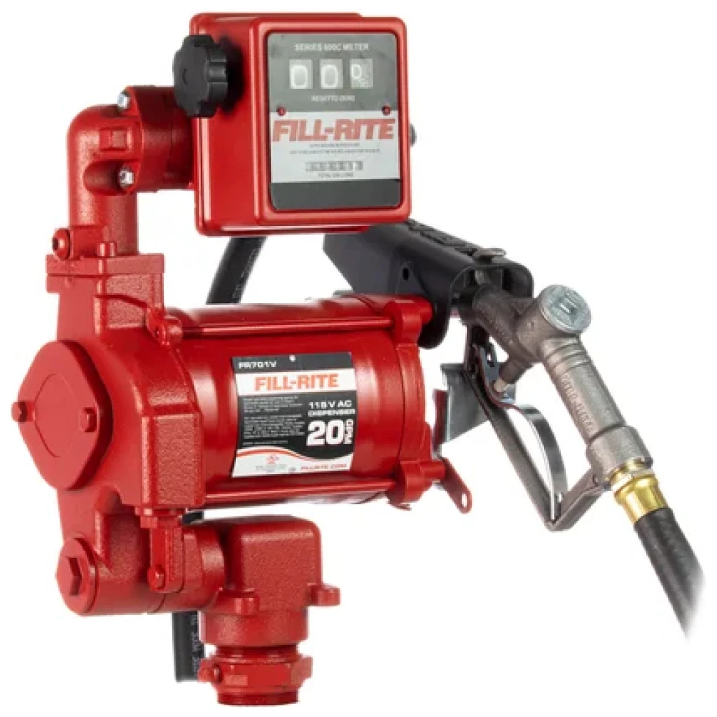 Fill-Rite 115V 20 GPM Fuel Transfer Pump W/ Meter #FR701V 3 Fill-Rite 115V 20 GPM Fuel Transfer Pump W/ Meter #FR701V