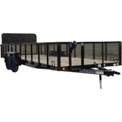 LT146 Load Trail 7X22 Landscape Trailer 7K W/ 2' Mesh Sides