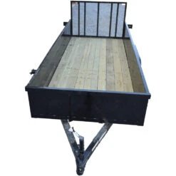 CA126 Caliber 6x14 Utility Trailer HD TA W/ Solid Sides