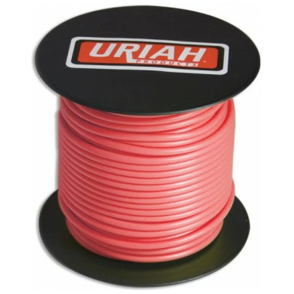 Uriah 100FT Spool Red Wire 12 AWG #UA521250 3 Uriah 100FT Spool Red Wire 12 AWG #UA521250