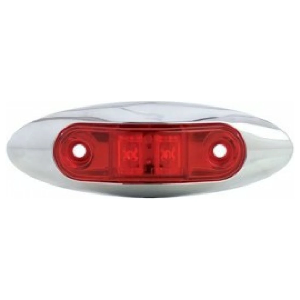 Uriah Red LED Marker & Clearance Light With Bezel # UL168101 3 Uriah Red LED Marker & Clearance Light With Bezel # UL168101