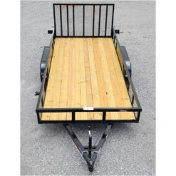 CA130 Cailber 7x16 Utility Trailer HD W/ 1" Mesh Slides