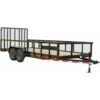 CA145 Caliber 7X20 Utility Trailer 10K W/ 2' Mesh Sides -Premium Auto Parts ca145 2 scaled 1024x1024 1