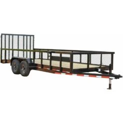 CA145 Caliber 7X20 Utility Trailer 10K W/ 2' Mesh Sides