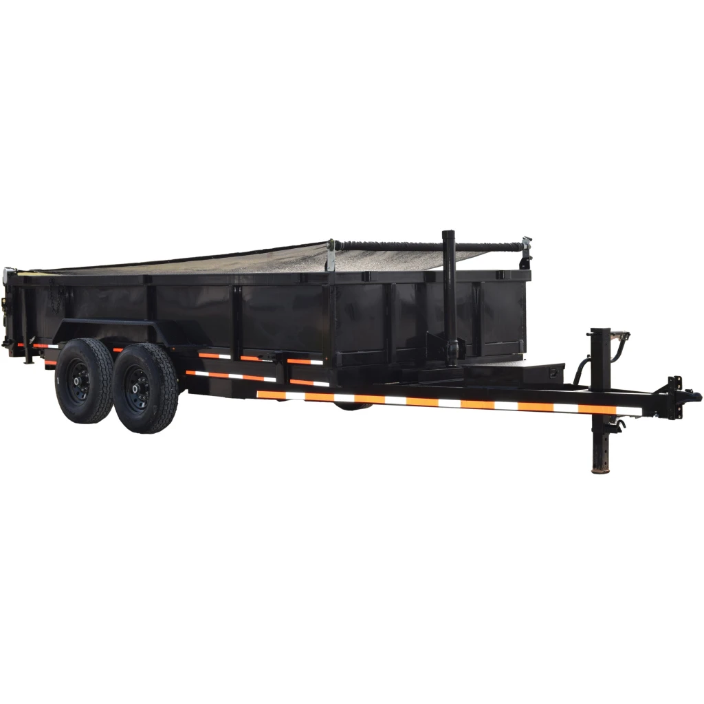 CA805 Caliber 7x16 Dump Trailer 14K Telescope Lift 3 CA805 Caliber 7x16 Dump Trailer 14K Telescope Lift