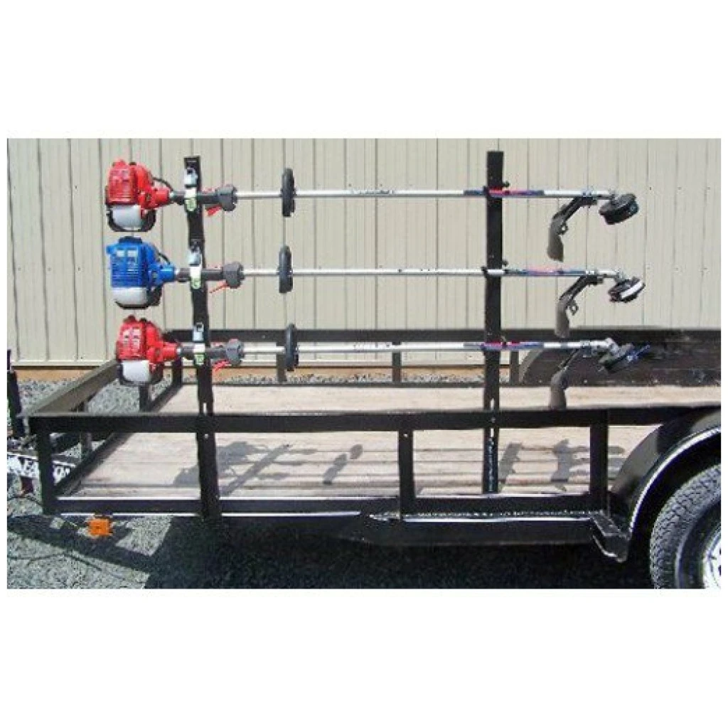 Pack'em String Trimmer Rack 3 Place Open Trailer PK-6 3 Pack'em String Trimmer Rack 3 Place Open Trailer PK-6